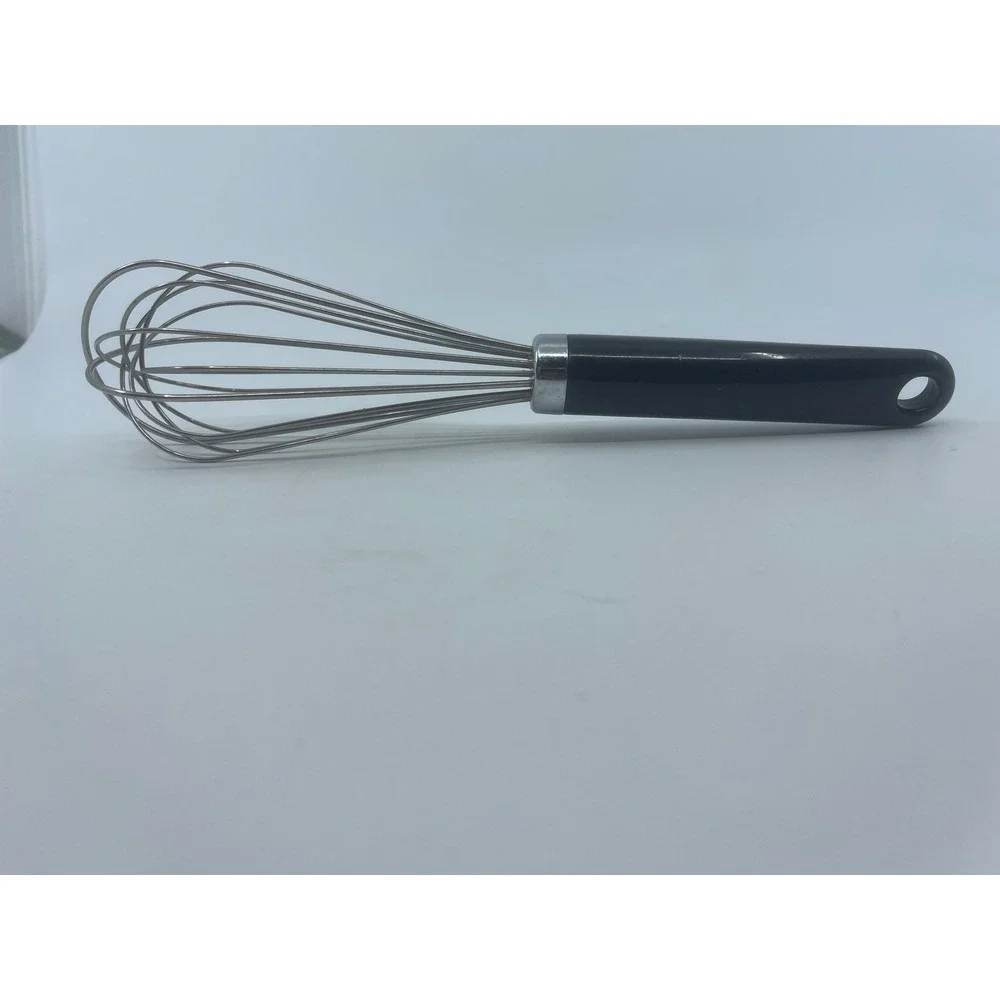 KitchenAid 9.5 Inch Balloon Whisk Black Silver Stainless Steel Kitchen Utensil
